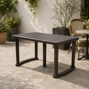 Modern Adjustable <b>Foldable</b> Waterproof Portable Dining <b>Table</b> Home Use Virgin <b>Plastic</b> 6-Seater 5-Year Warranty Dining Room - Product Image 3