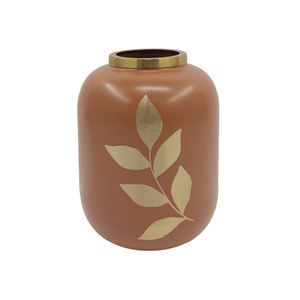 Modern Luxury Design Iron Flower <b>Vase</b> <b>Gold</b> & Brown Colour Elegant Decorative Flower Pot for Table Top Home Decoration - Product Image 2