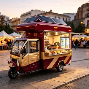 Nouvelle Mini-charrette alimentaire pop-up 2026 avec parasol détachable et support pliable pour la vente en marché nocturne - Product Image 2