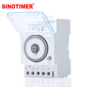 MicroRex QT31 <span class=keywords><strong>Interruptor</strong></span> Temporizador Mecánico de 24 Horas para Montaje en Riel DIN con Memoria de Apagado de Energía de 300H, Temporizador de Cuarzo de 16A 230V - Product Image 1