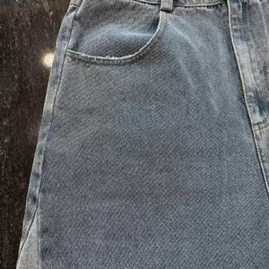 Shorts de Mezclilla para Hombre, Cintura Alta, Estilo Desgastado, Pierna Recta, Casuales, para Verano, 100% Algodón, con Bolsillos - Product Image 4