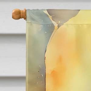 ธงบ้านนกฮูกมีเขาขนาดใหญ่หลากสีโพลีเอสเตอร์ขนาดใหญ่สำหรับตกแต่งลานแบนเนอร์ศิลปะติดผนังสนามหญ้า - Product Image 3