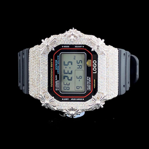 Reloj de Diamantes Más Vendido para Hombre y Mujer, Estilo Hip Hop, Joyería de Moda, Reloj de Pulsera Disponible para la Venta - Product Image 1