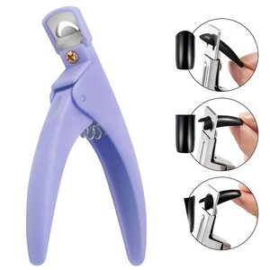 Coupe-ongles en acier inoxydable pour nail art, pinces à faux ongles, résistantes à la rouille, pour ongles acryliques, outils de manucure OEM - Product Image 1