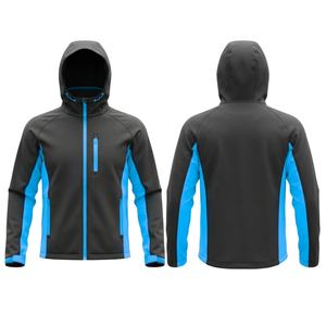 Samurai Softshell Jacket Custom Design Winter <b>Work</b> Wear Windproof Waterproof <b>Fleece</b> Lined Zip Stand Collar Hooded - Product Image 3