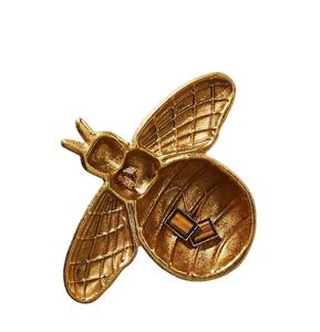 Bandeja para servir frutas con material de fundición de aluminio y latón antiguo en forma de abeja, cuenco, utensilios de cocina de alta calidad - Product Image 1