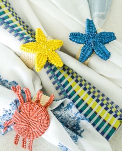 Handmade Jute Deer Head Napkin Rings Set 3Pcs Vintage <b>Table</b> Decoration Home Use - Product Image 6