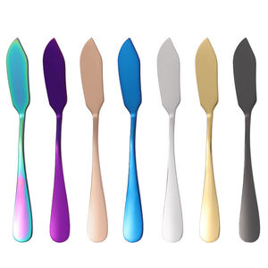 มีดเนยสแตนเลส มีดทาเนย ทนทาน ใช้ซ้ำได้ สำหรับขนมปัง ชีส และขนมอบ - Product Image 1