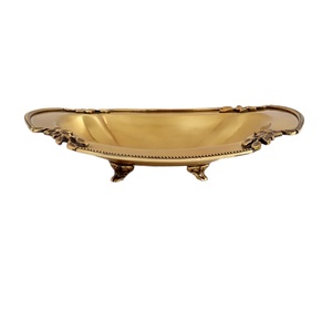 ชามโลหะสำหรับเสิร์ฟอาหารอร่อย,ถ้วยโลหะเสิร์ฟอาหารดีไซน์คลาสสิกสำหรับตกแต่งโต๊ะทนทาน - Product Image 1