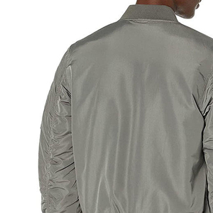 Veste de sport en satin respirant, style nouveau, pour homme, en satin de soie 100% polyester, veste bomber en satin pour homme - Product Image 4