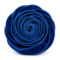 Ruban en velours simple face 15 mm bleu roi de Neelkamal Industries, ruban décoratif de luxe pour emballages cadeaux, rouleau de 50 yards