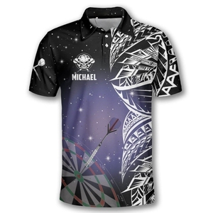 Latest Design Custom Sublimation Mens <b>Dart</b> <b>Dart</b> Shirts for Men Sportswear - Product Image 2