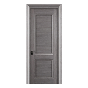 Puertas Interiores Modernas Precolgadas Tipo Batiente, Resistentes al Agua y al Viento, de Madera Compuesta WPC, para Dormitorio, con Accesorios de Marco, Acabadas - Product Image 1