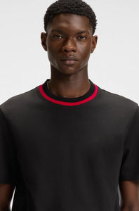 Camiseta Negra Premium de Algodón para Hombre, Manga Corta, Cuello Redondo, Estilo Casual, Lisa - Product Image 2