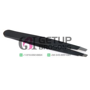 Pinzas para Extensión de Cejas Multifuncionales de Alta Calidad GETUP BROSONS IMPEX con Recubrimiento de Polvo Negro y Punta Puntiaguda, Venta al Por Mayor - Product Image 6