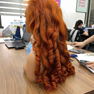 Vente à chaud de perruques extensions de cheveux humains Fermeture à lacet transparent Personnaliser la couleur des cheveux brillants sans perte de cheveux Vente en gros - Product Image 6