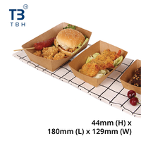 Bandejas de Papel Biodegradables Premium de Proveedor de Malasia, Cajas Desechables para Aperitivos, Platos para Servir Comida en Puestos, Eventos, Catering y Fiestas