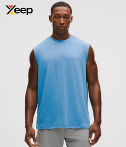 เสื้อกล้ามออกกำลังกายผู้ชาย XEEP รุ่น XC-GTT-40 คุณภาพสูง ระบายอากาศได้ดี แห้งเร็ว พิมพ์ลายแบบ Heat-Transfer ผ้าถัก 100% คอตตอน คอกลม ด้านหน้า - Product Image 1