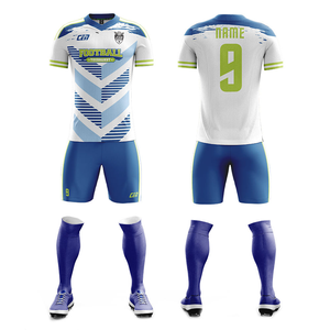 Hochwertiger Hersteller von Maßgefertigten Fußballtrikots Atmungsaktive Mesh-Fußballtrikots mit Besticktem Logo & Patchwork-Design - Product Image 2