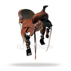 Western Saddle Horse Riding Saddle Equestrian <b>Equipment</b> - Product Image 4