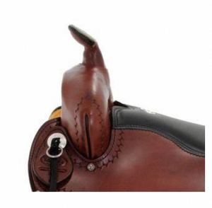 Selle de cheval en cuir anglais de qualité supérieure avec arceau en bois pour le saut d'obstacles et l'équitation professionnelle, fabricant indien, prix de gros - Product Image 2