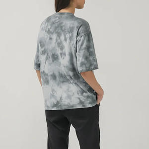 Camiseta clásica de verano para mujer, informal, con cuello redondo, manga corta, algodón suave, transpirable, cómoda, a la moda, ajuste relajado, para uso diario - Product Image 4