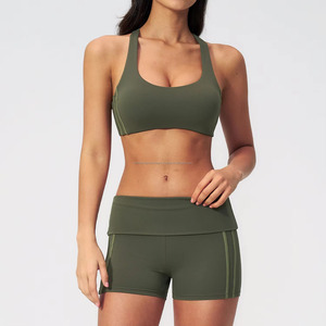 High Waist Solid Color Yoga <b>Leggings</b> With Side Stripe Flared Leg Design Breathable Activewear Women's Sportswear - Product Image 3