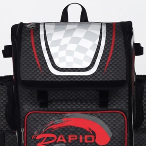 Sac de sport rapide personnalisé pour équipes de baseball et softball avec compartiment à chaussures, design à roulettes, support de batte, crochet pour casque, capacité 30-40L - Product Image 5