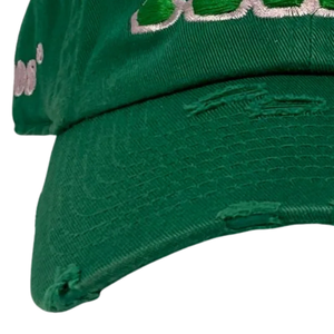 AKA Green Hat Green Embroidered Letter Baseball <b>Cap</b> Adjustable Cotton Headwear Casual Fashion <b>Vintage</b> Style <b>Cap</b> for Men Women Ou - Product Image 2