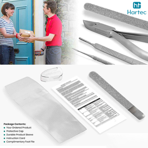 4 Pieces Precision Professional Ingrown Toenail Surgery Instrument <b>Set</b> Podiatry <b>Nail</b> Splitter & Elevator Kit for Clinics - Product Image 3