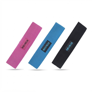 High Quality Fabric 3 Levels Resistance <b>Bands</b> Exercise at Home Gym Fitness <b>Workout</b> Training Yoga Pilates Loop Resistance <b>Bands</b> - Product Image 3