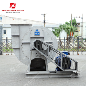 Ventilateur centrifuge industriel Phuong Linh Group, pales en acier, moteur AC 380V, montage sur conduit, couleur blanche, CPL-8 - Product Image 4