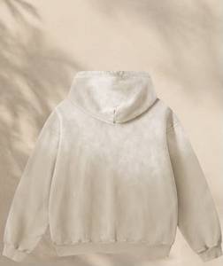 เสื้อฮู้ดผู้ชายทรงโอเวอร์ไซส์ ลายมัดย้อมไล่สี ผ้าถัก สวมใส่สบายๆ สำหรับฤดูใบไม้ผลิ ทรงปกติ - Product Image 3