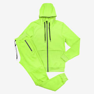 Men's Tech Fleece Neon Green <b>Tracksuit</b> Lightweight Comfortable Premium Quality Customized Wholesale Slim Fit <b>Tracksuit</b> - Product Image 1