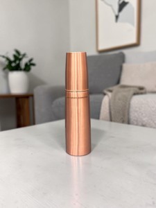 Classic Copper <b>Water</b> <b>Container</b> with Cup from Indian exports international. ( Certified pure copper ) - Product Image 1