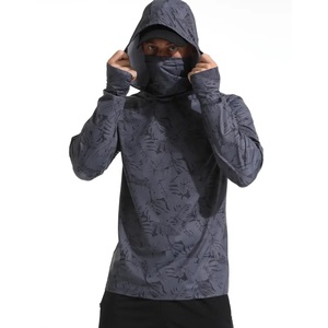 Hoodie de pêche pour adultes avec capuche intégrée, fabriqué en tissu tricoté écoresponsable, coupe athlétique pour la pêche - Product Image 4