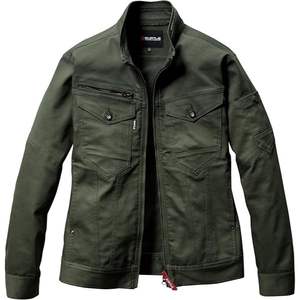 SOLDE BURTLE 5021 Veste de travail en jean extensible Automne Hiver Unisexe Durable Style uniforme industriel Vêtements de travail Direct Japon - Product Image 1