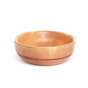 Tazón para Servir Ensaladas de Madera de Olivo Hecho a Mano de Primera Calidad |   Tazones Rústicos Naturales para Ensalada de Frutas |   Juego de Vajilla Ecológica para Cocina, Tazones - Product Image 3