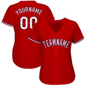 Camiseta de Béisbol Personalizada con Nombre y Logotipo, Camiseta de Béisbol y Softbol con Rayas Vintage Sublimadas al por Mayor, Ropa de Béisbol de EE. UU. - Product Image 2