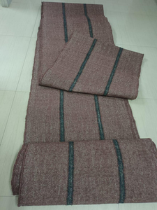 Tapis de couloir en laine et jute tissé à la main à rayures brunes, style rustique bohème, pour couloir, cuisine, sur mesure - Product Image 4