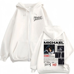 Sudadera con capucha unisex personalizada con estampado gráfico retro de leyendas del pop, al por mayor, estilo hip hop, oversize, de forro polar de 370 g, estampada en serigrafía. - Product Image 2