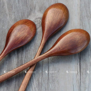Juego de Cubiertos de Madera Ecológicos Hechos a Mano, Kit de Cuchara, Tenedor y Cuchillo de Madera Natural Reutilizable - Product Image 3