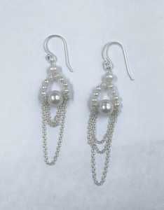 Natural Freshwater <b>Pearl</b> <b>Earrings</b> GIA Certified AAA Grade 925 <b>Silver</b> Classic Elegant Bridal Gift Fashion Accessories - Product Image 6