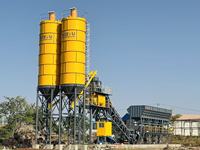 Centrale à béton mobile robuste Zeyu YHZS120 avec malaxeur forcé JS2000 pour grands projets de construction
