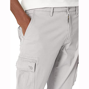 Cheap Men's Straight Casual <b>Cargo</b> <b>Pants</b> Durable 100% Cotton Fabric Breathable <b>Waterproof</b> Embroidered Roomy Multi-Pocket - Product Image 1