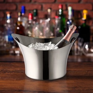 Stylish design metallic ice <b>bucket</b> beautifully crafted by KHOOSI OVERSEAS - Product Image 3