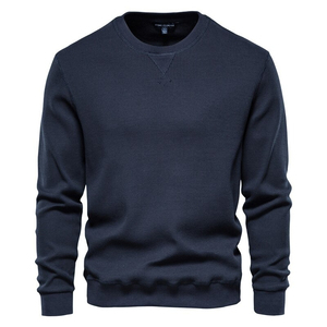 <b>Men</b> Warm Fleece Crewneck Sweatshirt <b>Long</b> <b>Sleeve</b> Pullover Winter <b>Top</b> Casual Comfortable Soft Clothing for Daily Wear Travel - Product Image 4