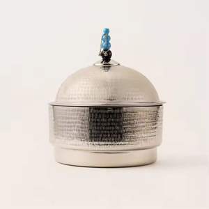 Recipiente de Acero Inoxidable de Lujo para Calentar Comida con Diseño Árabe, Olla para Servir Buffet, para Hoteles y Restaurantes - Product Image 2