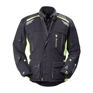 เสื้อแจ็คเก็ตมอเตอร์ไซค์วิบากคุณภาพสูงสำหรับผู้ชาย ผ้าคอร์ดูร่า ระบายอากาศได้ดี เหมาะสำหรับขี่มอเตอร์ไซค์และแข่งรถ - Product Image 1