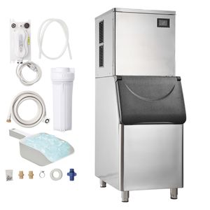 Macchina per il Ghiaccio Commerciale con Autopulizia 450LBS/24H, Contenitore Grande da 330.7LBS, 1000W - Product Image 1